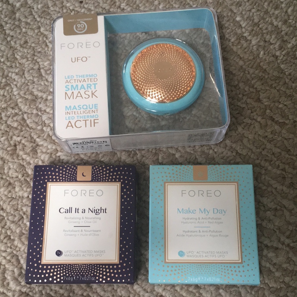 Foreo UFO Smart Mask + 2 different masks